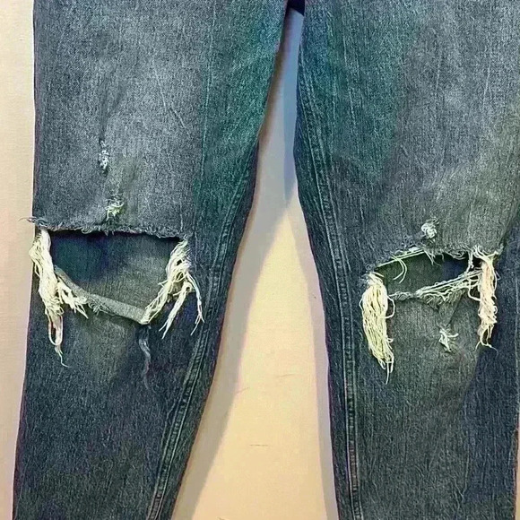 Abercrombie & Fitch The 90s Straight Ultra Rise Women’s Size 12 Short - Picture 6 of 13